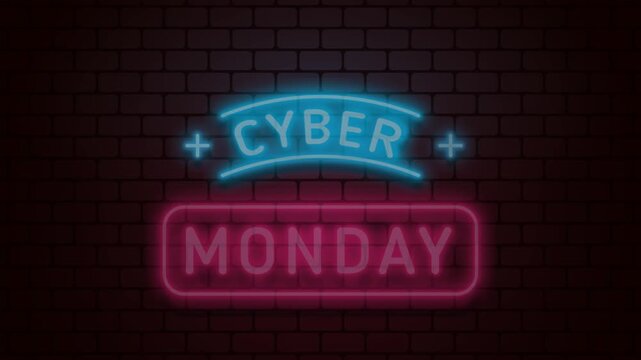 An animation of a Glitch cyber monday offer banner
