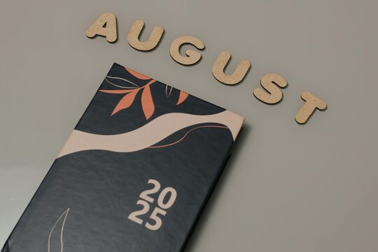 Stylish planner for 2025 with January decorations