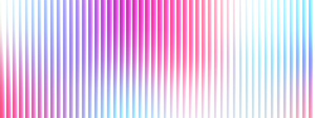 Abstract glass stripe background. Reeded vertical texture with bright neon pink and yellow color.
