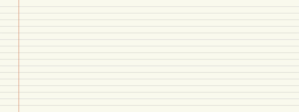 School notes bullet journal template. Lined paper notebook background for planner.