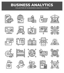 business analysis icons pack