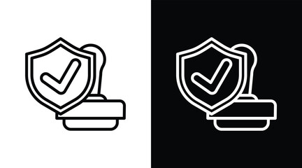 duty Two-tone version in black and white background