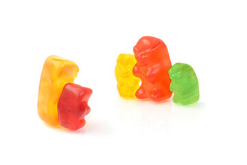 Gummy bear story series - single-parent meets single-parent (Social issue concept)