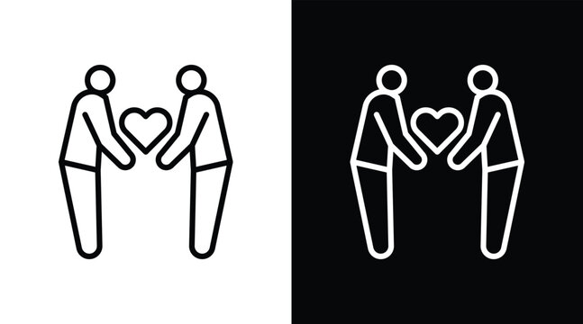 respect Two-tone version in black and white background