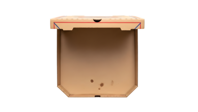Open Cardboard Box, isolated on transparent background - Powered by Adobe