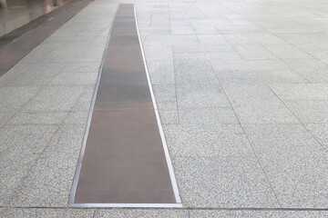 Skywalk pedestrian perspective pattern background