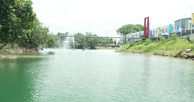 The parade were held Tasik Biru And Bau Bazaar.Featured a vibrant display of Sarawak's diverse cultural heritage, including traditional costumes, music, and performances.