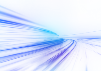 High-speed neon lines streak across dark city streets. Bright glowing trails follow precise line paths. Transparent PNG illustration.