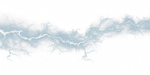 Blue lightning neon light PNG. Vivid blue and white electric bolt cutting through a dark sky. Perfect overlay for futuristic or sci-fi themed designs.