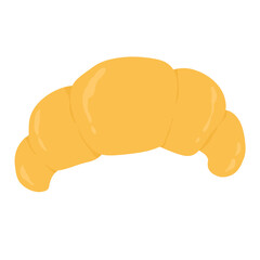 fresh croissant isolated on white. croissant. bread. dessert. sweet. bakery. pastry. bun. french