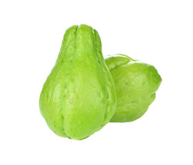 Chayote on white background, transparent png