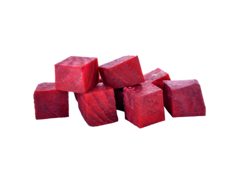 Beetroot cube slice transparent png