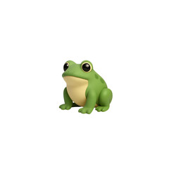 Fototapeta premium Simple Minimalist Frog Graphic Design Element