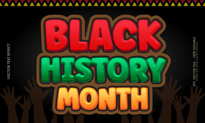 Honor the legacy of Black History Month with editable text effects