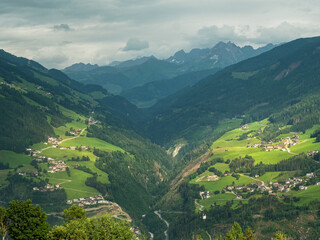 Mountain Valley Landscape in Zell am Ziller, Austria