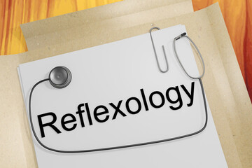 Reflexology - medical concept