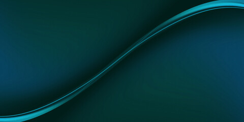 teal, dark cyan, or dark turquoise cool color abstract background with dramatic light gradients and wavy lines with sleek, reflective, glossy texture.