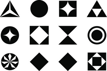 Geometric shape abstract design