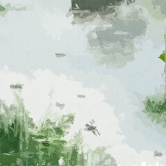 Various oil paintings, flowers, roses, peonies, plowing cows, landscapes, villages, mountain areas, people, lakes, sailboats, bamboo