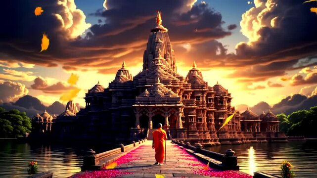 Shree Ram enter in new ayodhya mandir