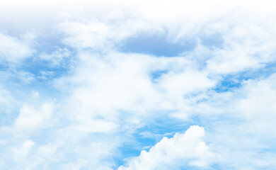 Sky cloud blue nature background paronama web cloudy summer winter season day, light beauty horizon spring brigth gradient calm abstract backdrop air nature view wallpaper landscape environment