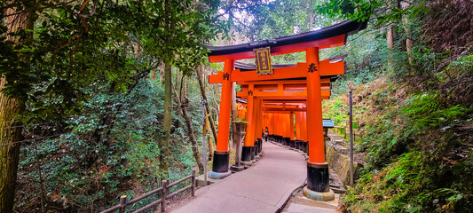 Fushimi Inari Taisha sanctuary, near Kyoto, Japan	
