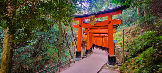 Fushimi Inari Taisha sanctuary, near Kyoto, Japan	
