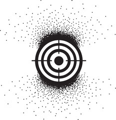 Abstract geometric composition with bold colors