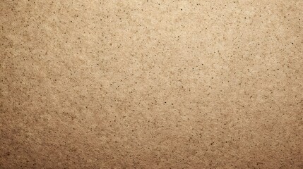 Brown recycled paper texture background showcasing fine fibers and small dark flecks, creating an organic, natural, rough and grunge surface for design concepts