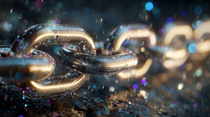 Blockchain Link with Holographic Data