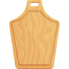 Wooden Pizza Board Icon Set Cartoon Vector Wood Shield Isolated On Transparent Background