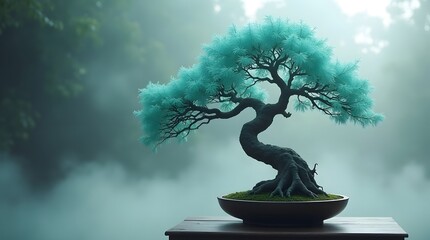 ultrarealistic cinematic photo of a lone bonsai Created with Generative AI technology