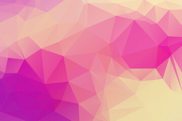 Vibrant Geometric Polygon Abstract