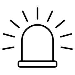 siren icon vector design template simple and modern