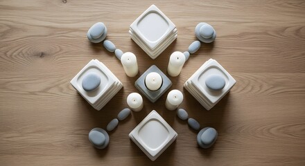 Abstract crystal like geometric vibration lines forming a dynamic pattern