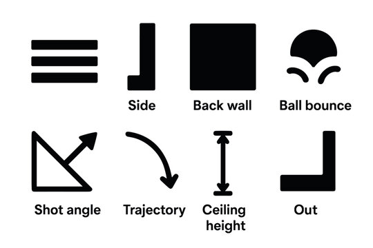 Minimalist vector icons collection featuring geometric shapes and abstract concepts for design projects