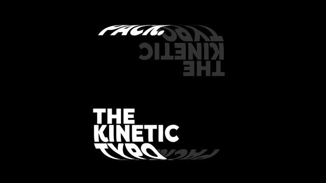 Typography Kinetic 45