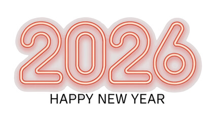 2026: A Festive New Year Celebration: A vibrant digital illustration announces the arrival of 2026, conveying warmth and excitement for the year ahead.