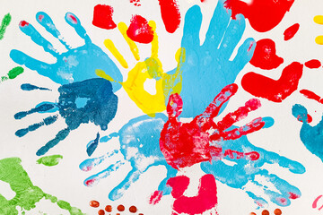 Printing color handwriting on the wall