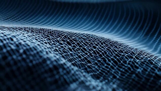 Abstract digital wave pattern