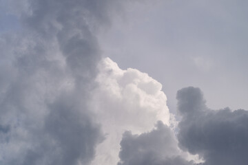 Witness the Dramatic Cloud Formation in a Gloomy Sky that captivates and inspires