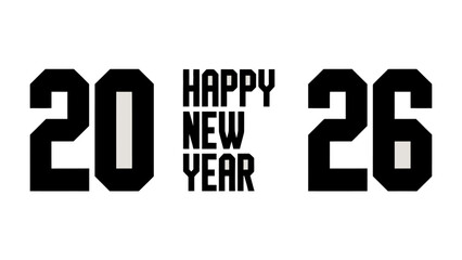 Happy New Year 2026: A modern, minimalist design celebrates the dawn of the year 2026, offering a clean and optimistic visual for welcoming new beginnings.