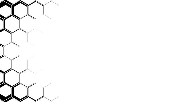 Minimalist Hexagon Transition Element for Corporate Workflow