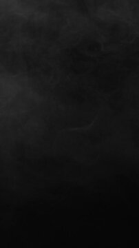Vertical dark fog overlay with subtle mist movement. Perfect for social media stories, reels, and moody atmospheric backgrounds