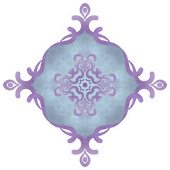 ornamental round frame