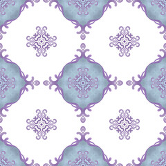 set of seamless floral patterns