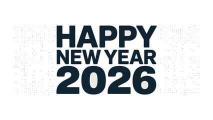 A Hopeful Glimpse: A stylized rendering of Happy New Year 2026, set against a textured backdrop, evoking anticipation and the start of a new chapter.