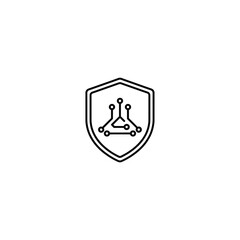 AI Security Shield Icon