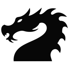 Chinese Lunar Dragon Solid Icon