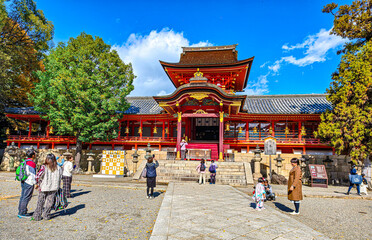 Obraz premium 京都、石清水八幡宮の本殿